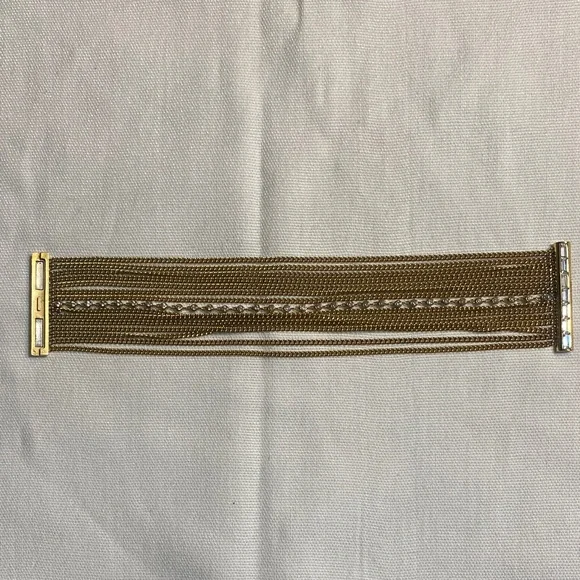 Michael Kors Gold Multi-Row Chain Bracelet - Picture 1 of 4